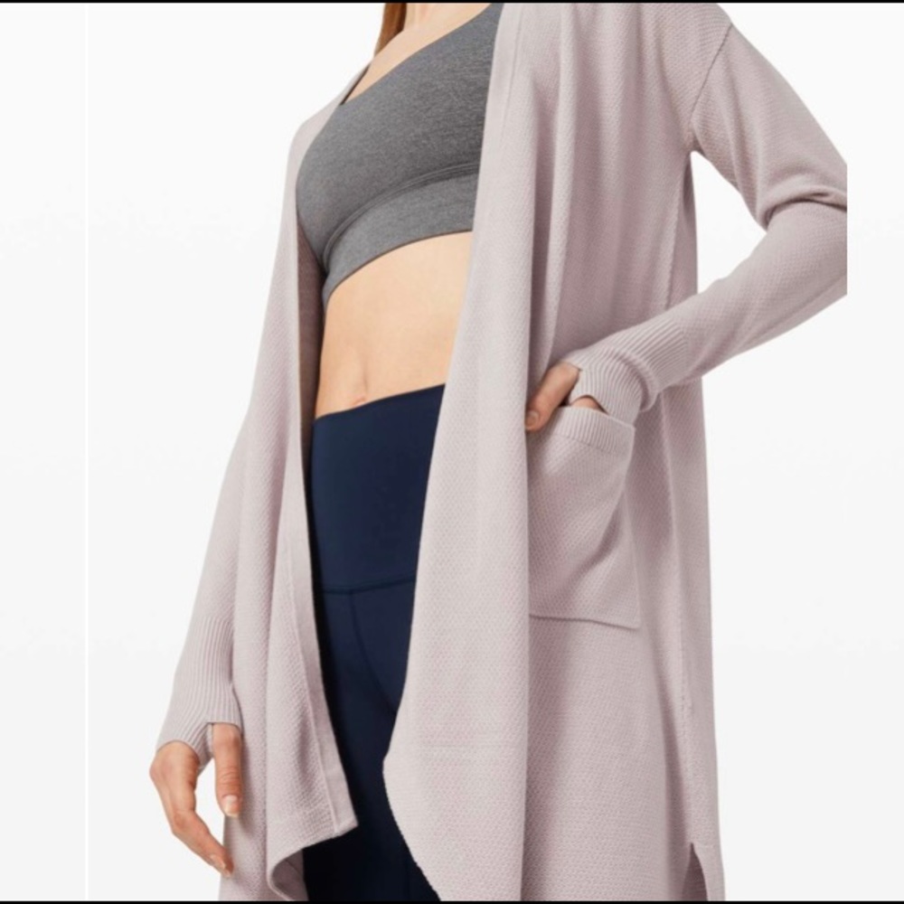 Lululemon Lunar Lengths Wrap Size 2 Iced Iris
